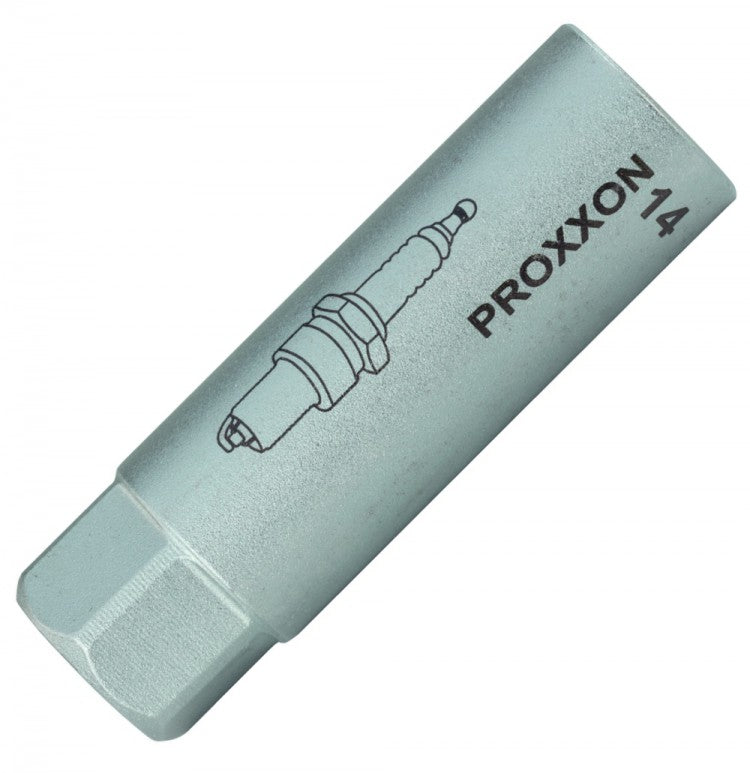 PROXXON 23553 Zündkerzen Nuss mit TPR Einlage 14mm Antrieb 10mm(3/8")