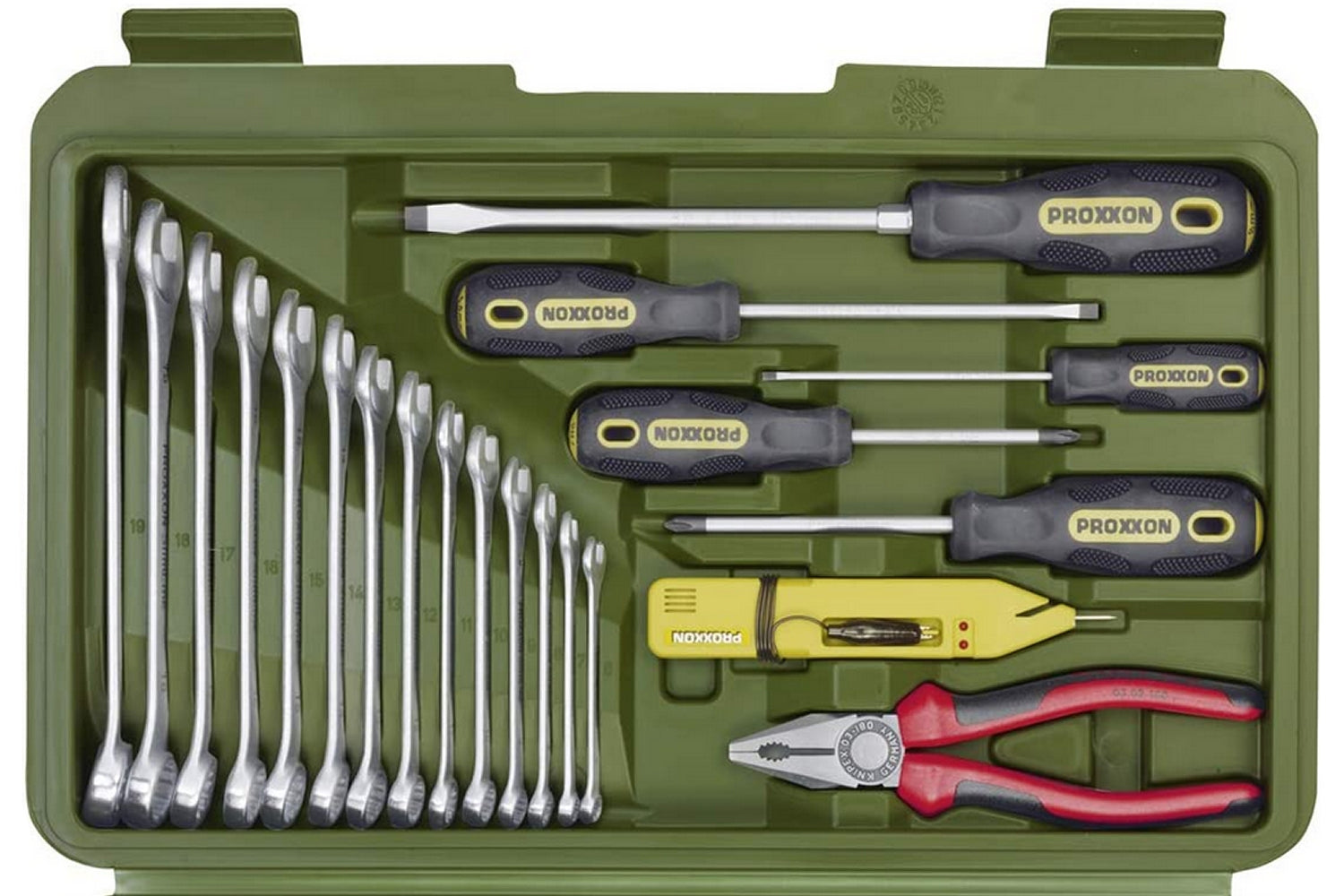 PROXXON 23650 PKW - und Universalwerkzeugkoffer 47 teiliger Satz