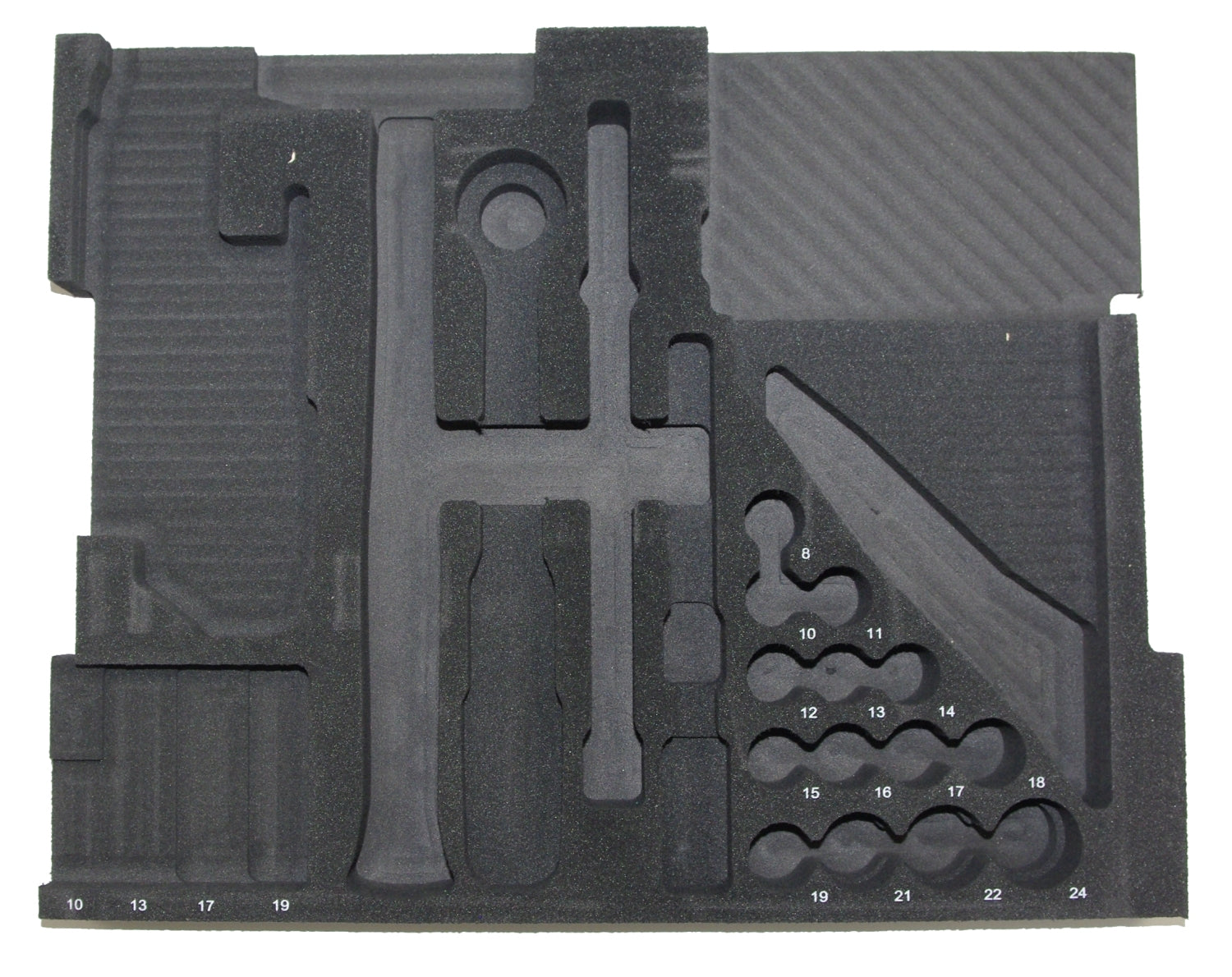PROXXON 23660-3 Schaumstoffeinlage,leer im Gehäuseboden zu 23660