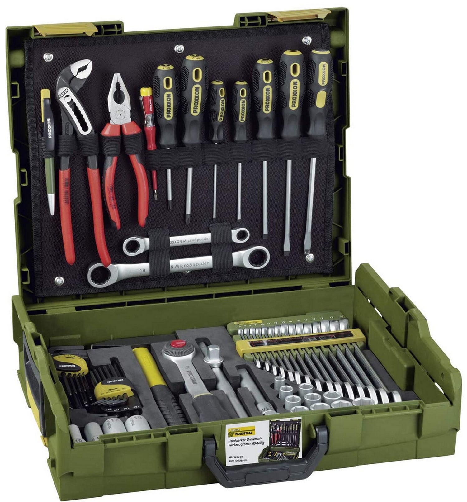 PROXXON 23660 Handwerker Universal Werkzeugkoffer in L-BOXX Sortimo®