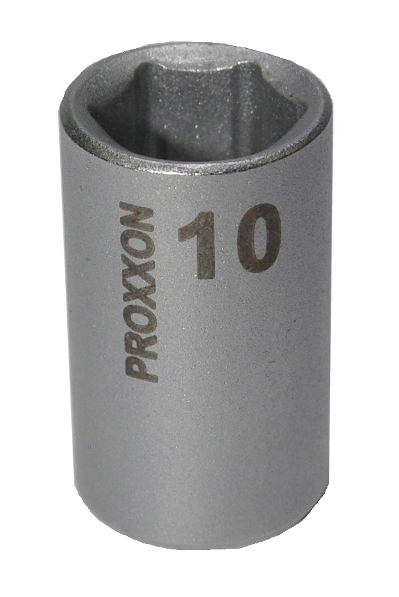 PROXXON 23722 Steckschlüsseleinsatz / Nuss 10mm Antrieb 6,3mm (1/4")