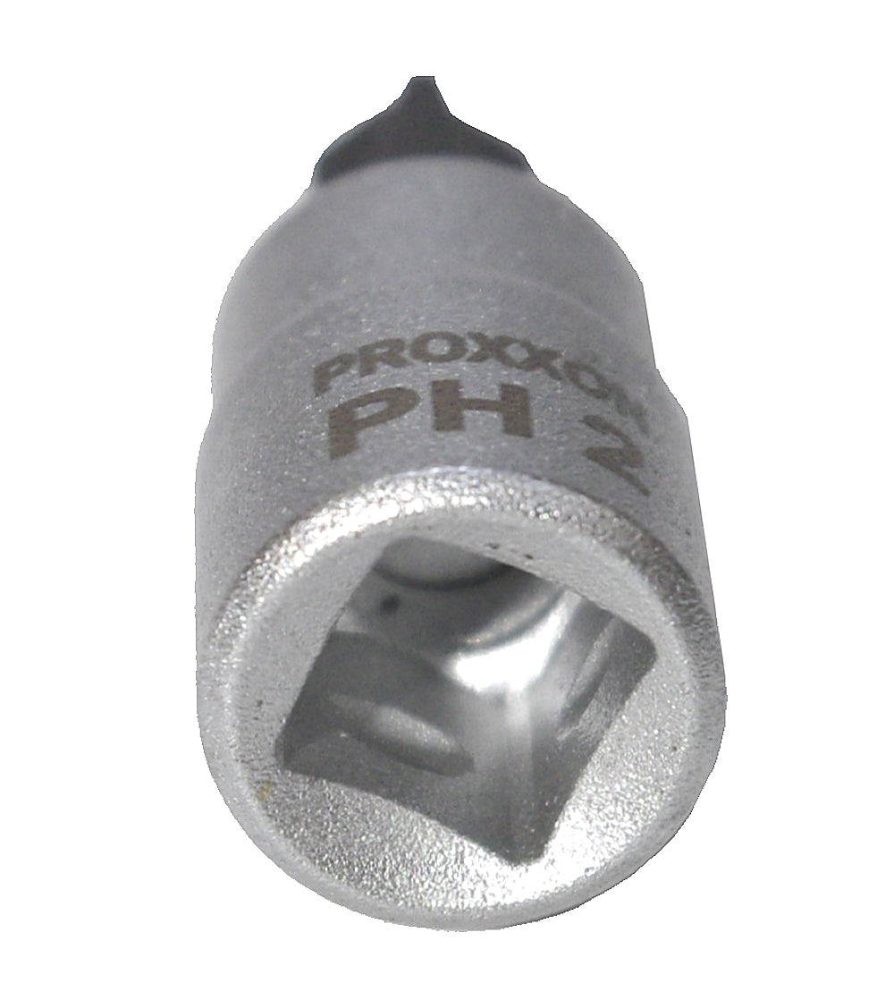 PROXXON 23731 PH2 Kreuzschlitzschrauben Einsatz Antrieb 6,3mm (1/4')