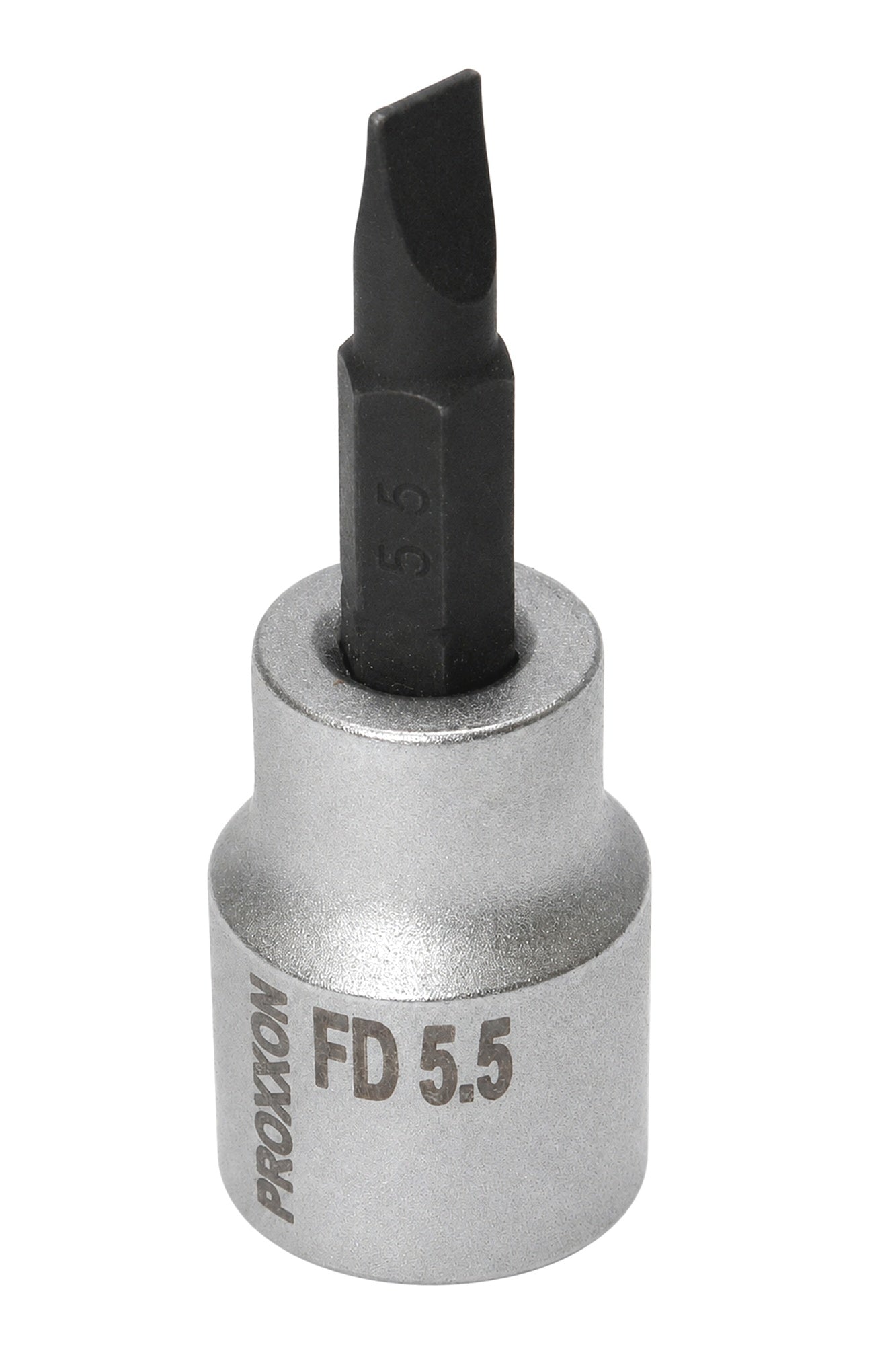PROXXON 23739 Schlitzschrauben Einsatz 5,5mm FD 5,5 Antrieb 6,3mm (1/4')