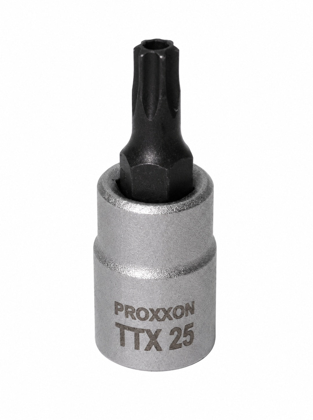PROXXON 23760 Torx Einsatz TTX25 Antrieb 6,3mm (1/4") mit Stirnlochbohrung