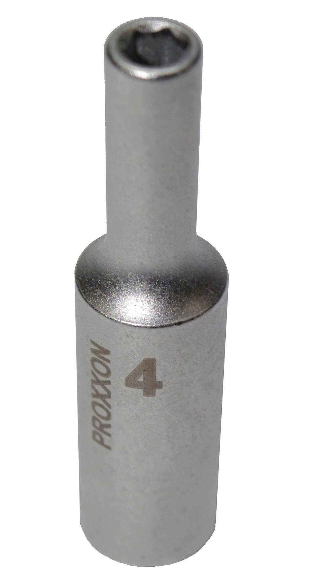 PROXXON 23767 Tiefbett Steckschlüsseleinsatz / Nuss 4mm Antrieb 6,3mm (1/4")