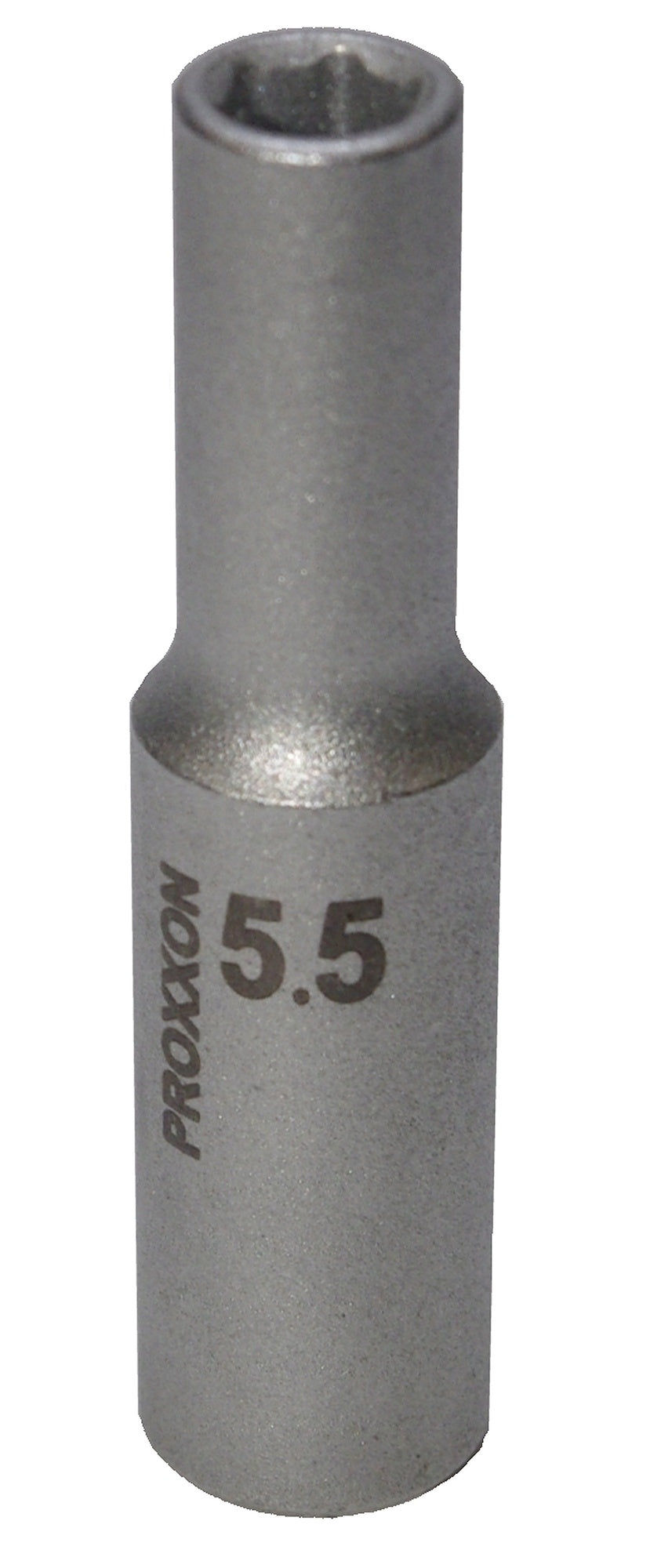 PROXXON 23769 Tiefbett Steckschlüsseleinsatz / Nuss 5,5mm Antrieb 6,3mm (1/4")