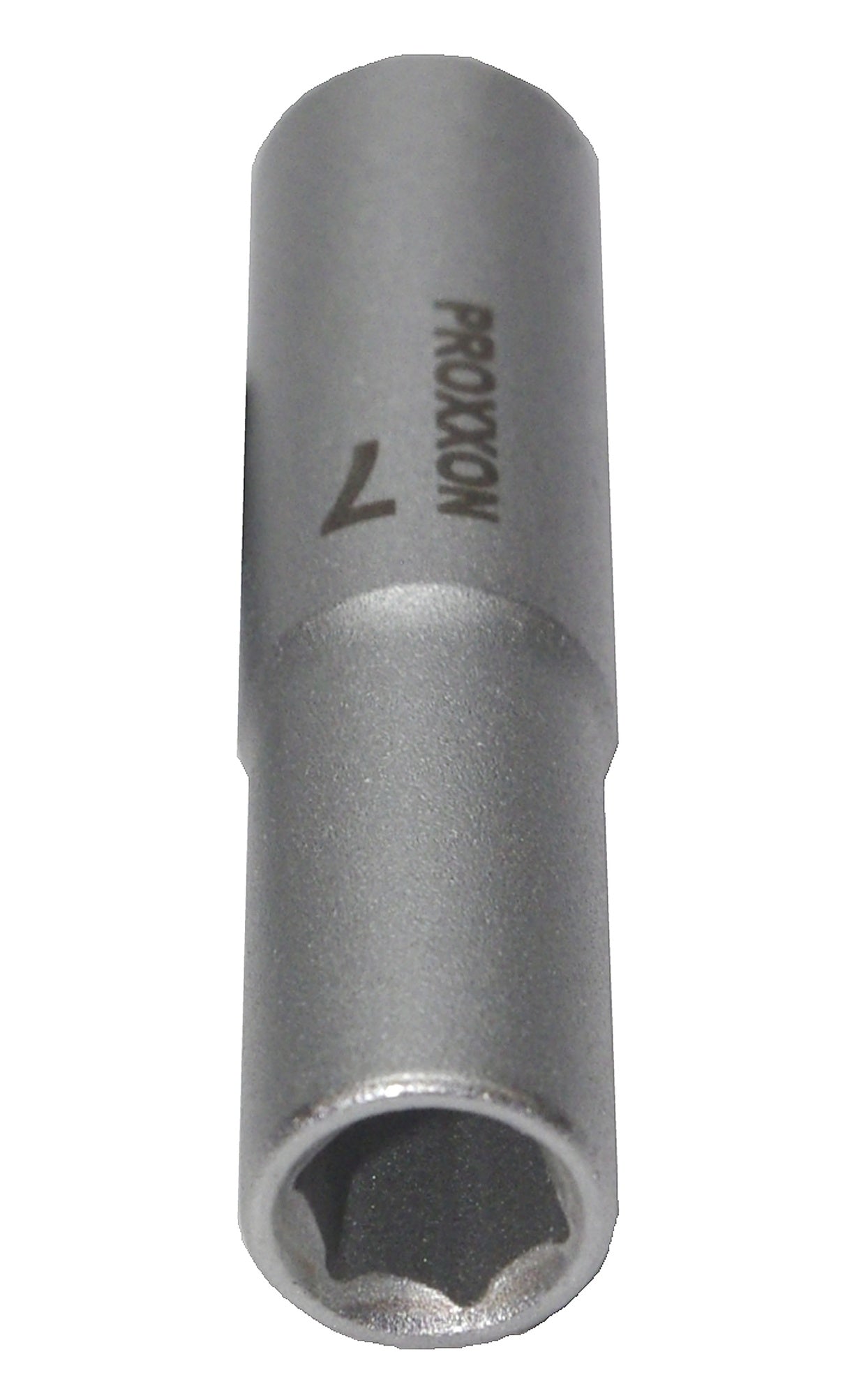 PROXXON 23772 Tiefbett Steckschlüsseleinsatz / Nuss 7mm Antrieb 6,3mm (1/4")