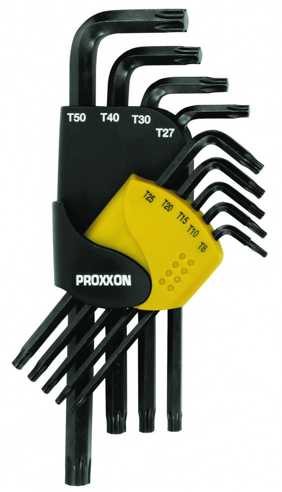 PROXXON 23944 TORX Winkelschlüsselsatz Winkelschrauberdreher 9tlg Satz