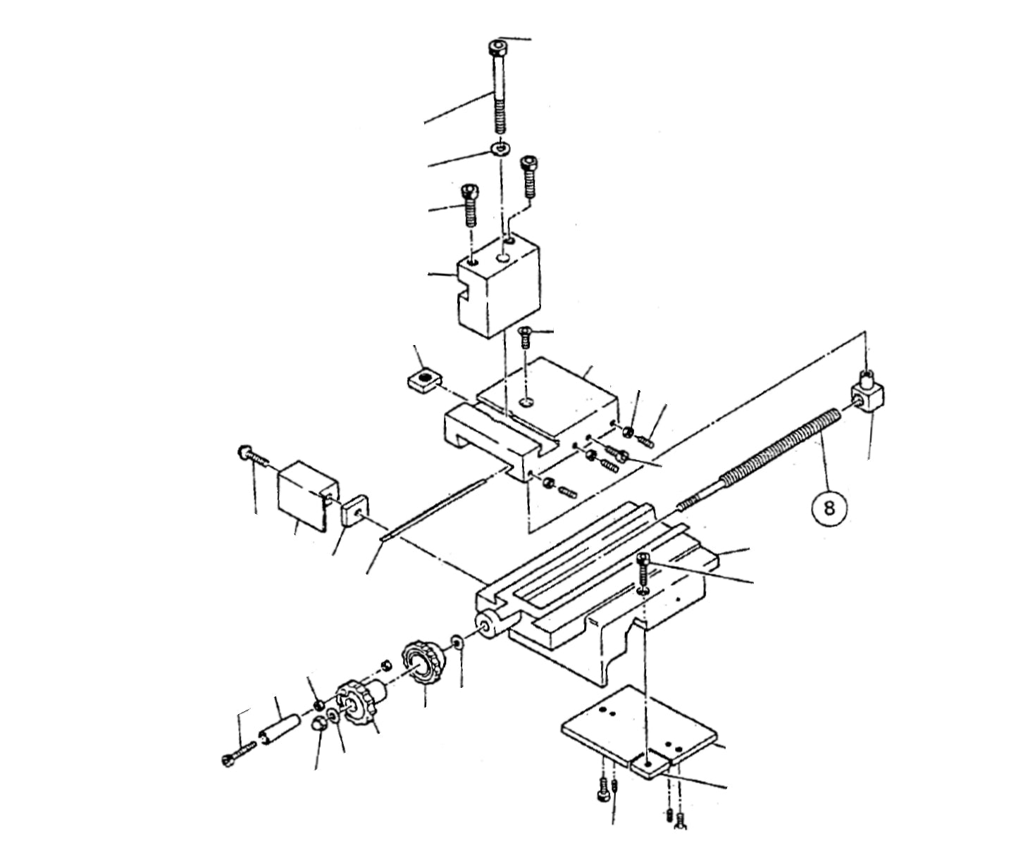 PROXXON 24000-03-08 Spindel für Drehmaschine PD210
