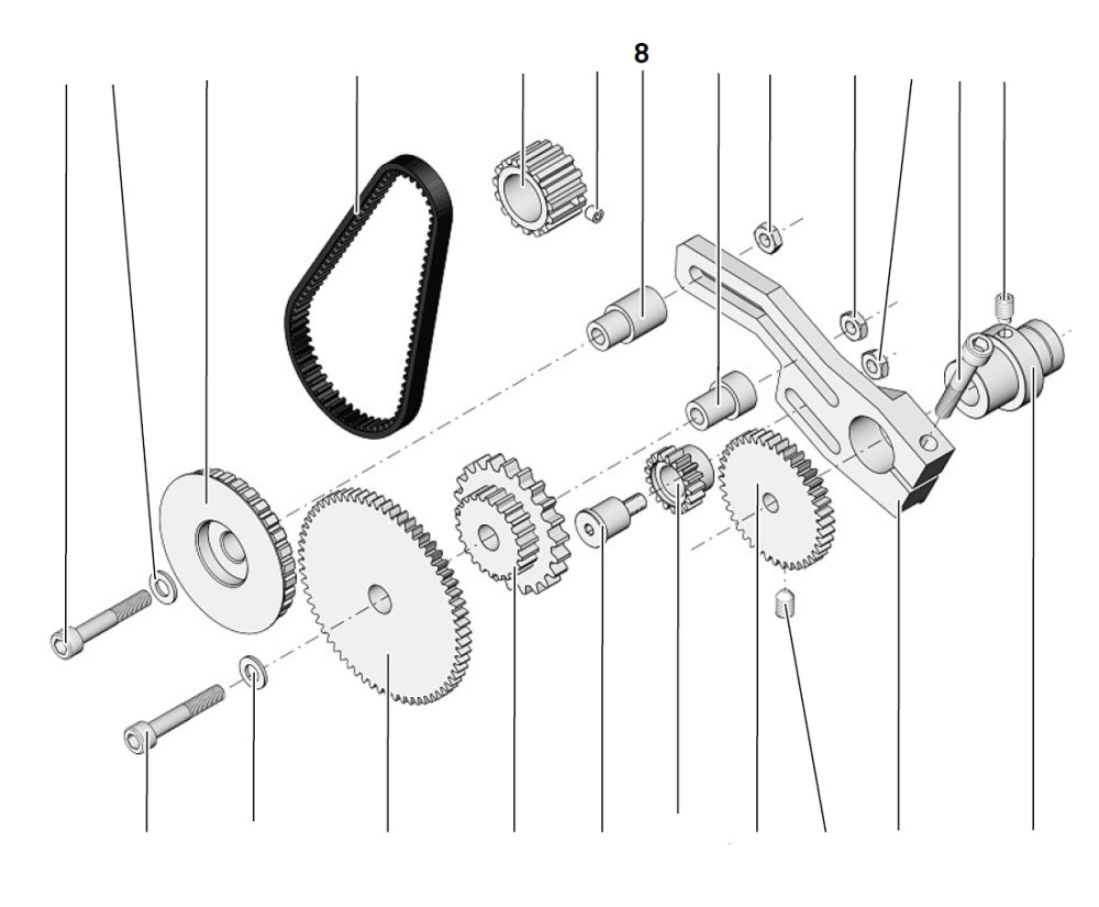 PROXXON 24002-00-08 Buchse für Drehmaschine PD 250/E