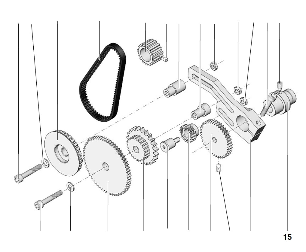 PROXXON 24002-00-15 Kupplungsteil für Drehmaschine PD 250/E