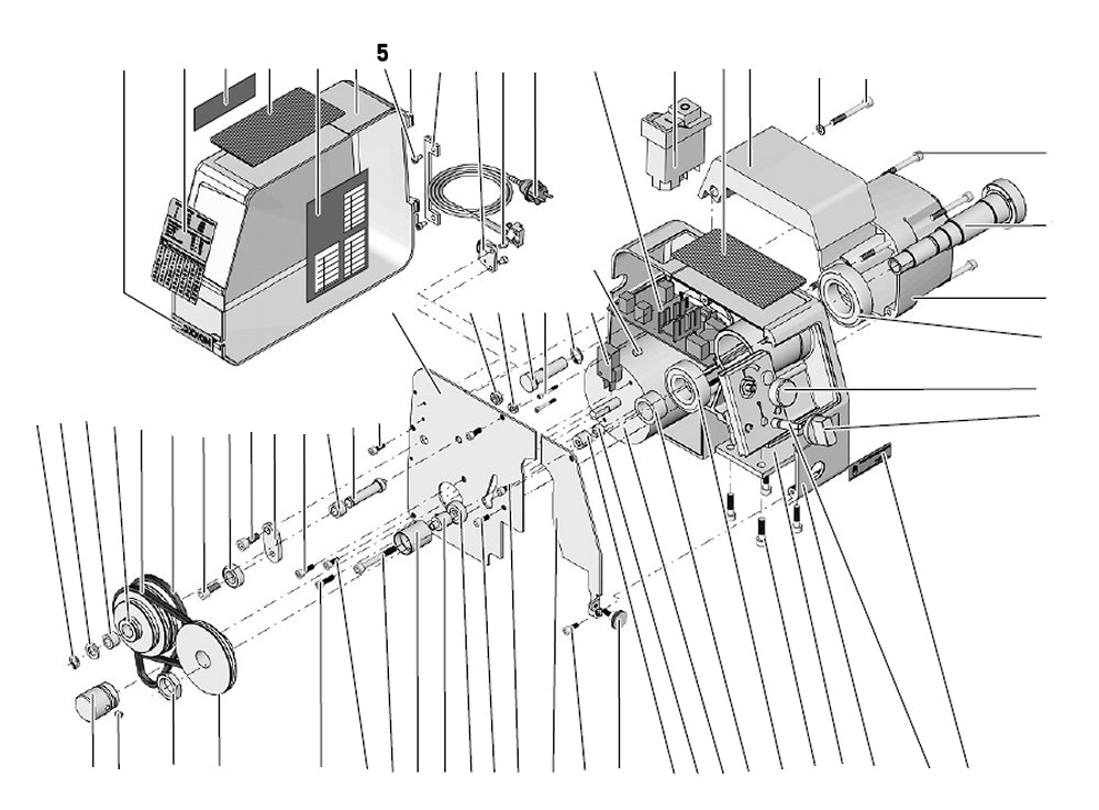 PROXXON 24002-01-05 Schraube für Drehmaschine PD 250/E