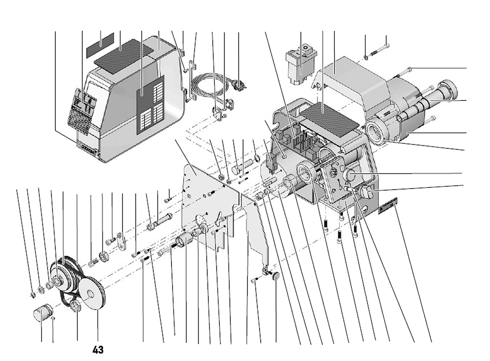 PROXXON 24002-01-43 Hauptspindelriemenscheibe für Drehmaschine PD 250/E