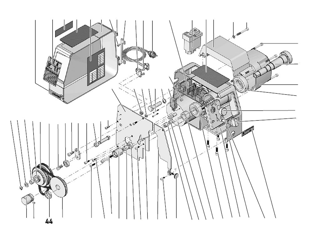 PROXXON 24002-01-44 Mutter für Drehmaschine PD 250/E