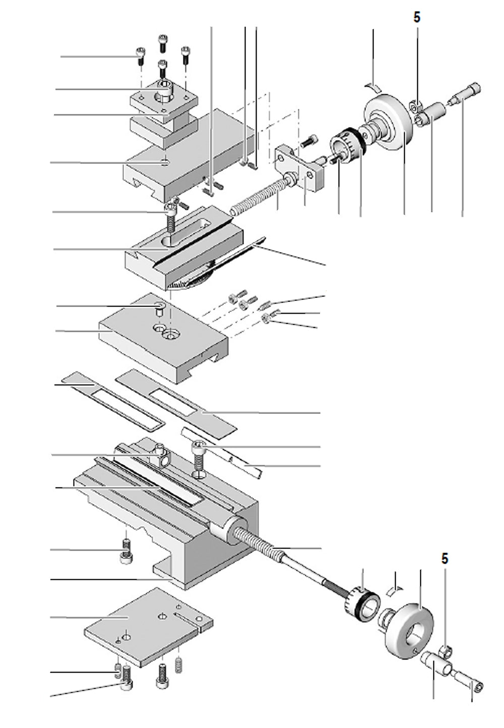 PROXXON 24002-03-05 Hutmutter für Drehmaschine PD 250/E