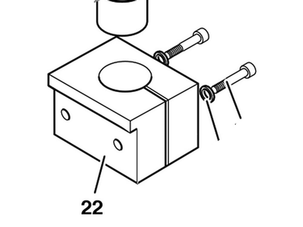 PROXXON 24104-22 Flansch für PROXXON Drehmaschine PD230/E & PD250/e