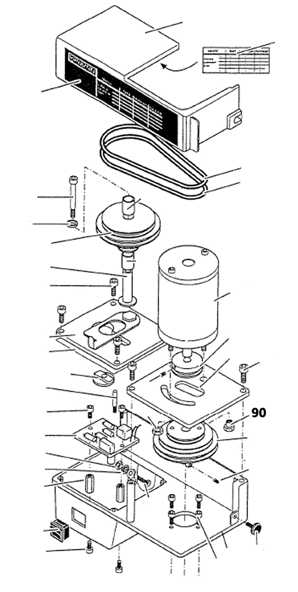 PROXXON 24104-90 Mutter mit Bund für Feinfräse FF230 & Bohr- und Fräseinrichtung PF230