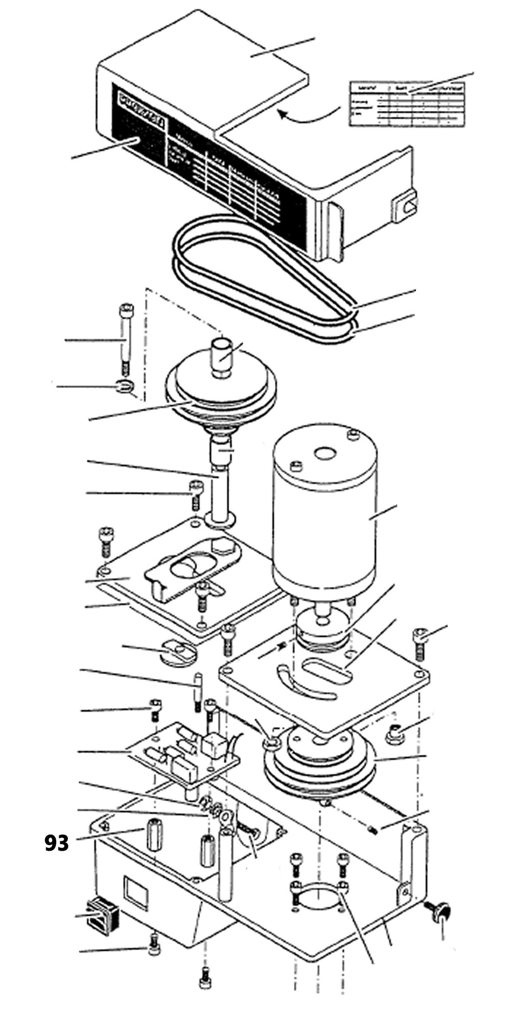 PROXXON 24104-93 Distanzbolzen für Feinfräse FF230 & Bohr- und Fräseinrichtung PF230