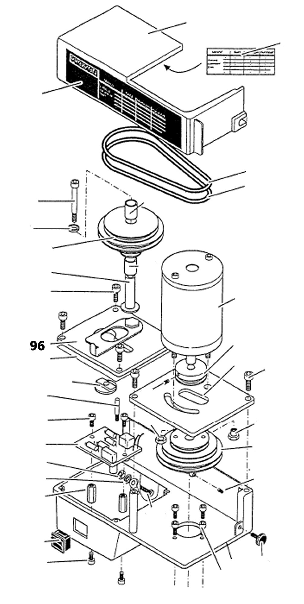 PROXXON 24104-96 Spannplatte für Feinfräse FF230 & Bohr- und Fräseinrichtung PF230