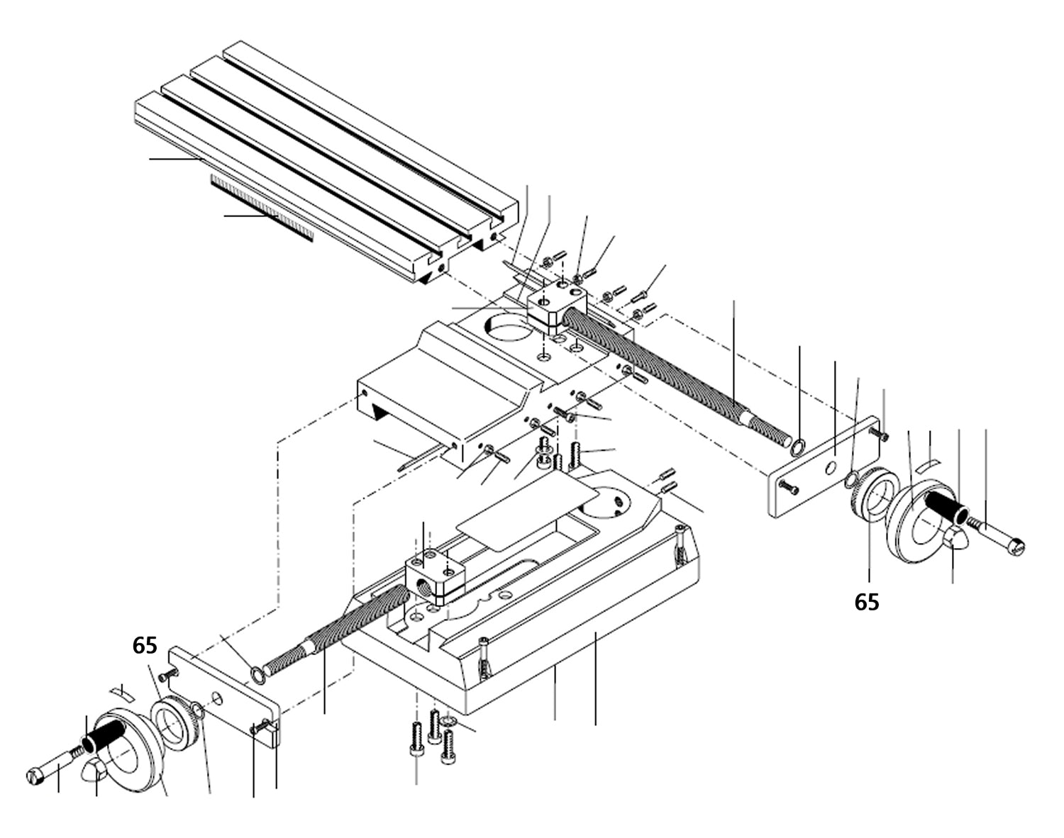 PROXXON 24106-65 Skalenring für Feinfräse FF230 & Kreuztisch KT230