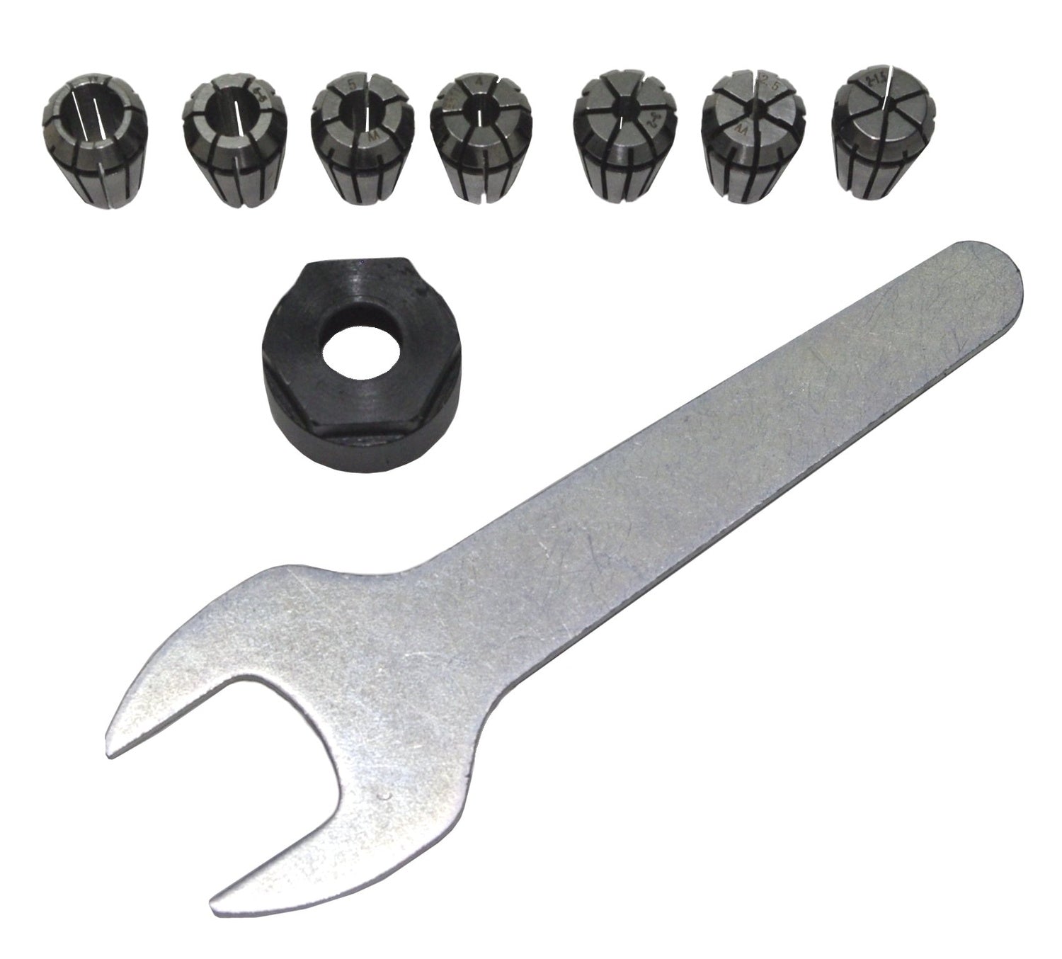 PROXXON 24154 Mehrbereichs Spannzangen Typ ER 11 für FD150/e