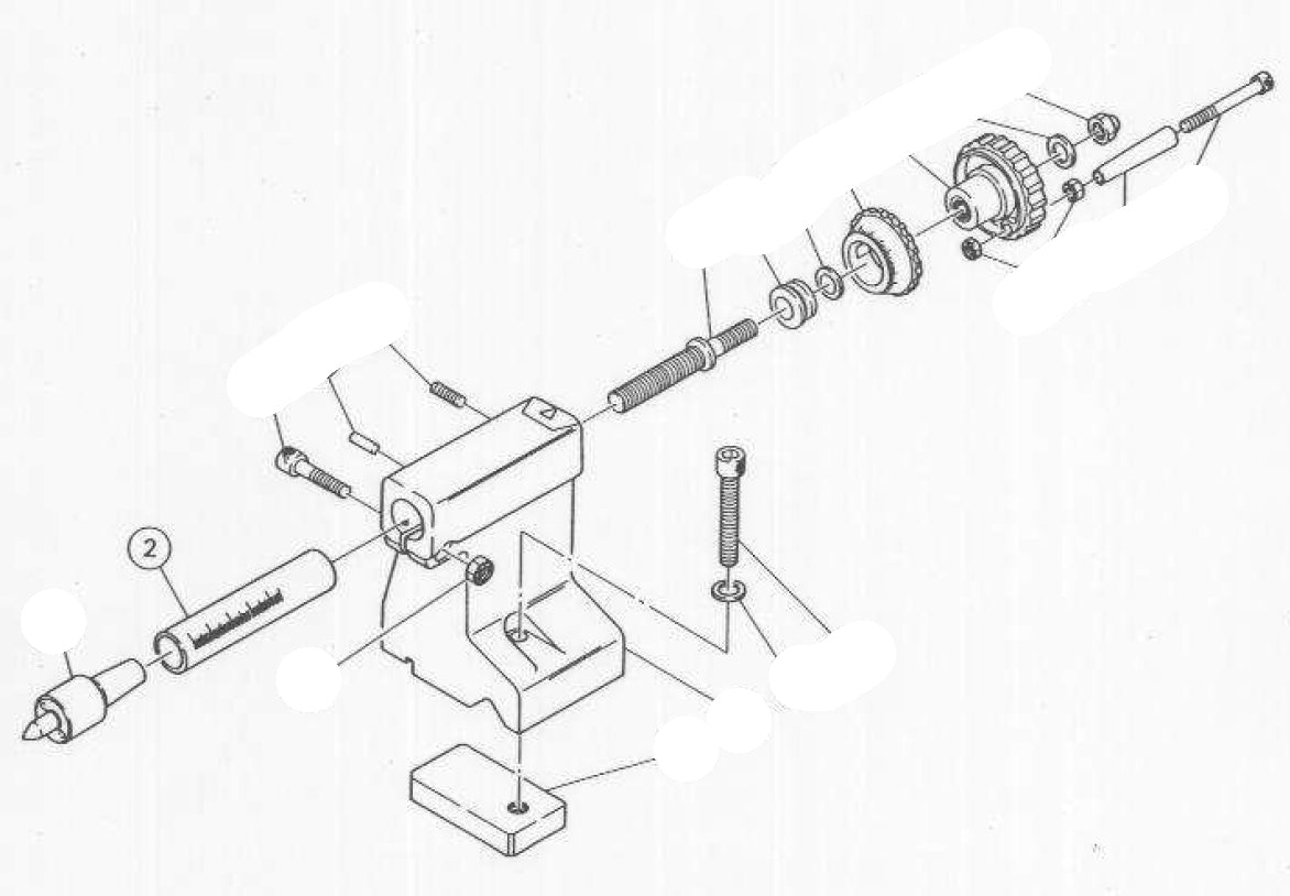 PROXXON 24200-05-02 Pinole für Drehmaschine PD360