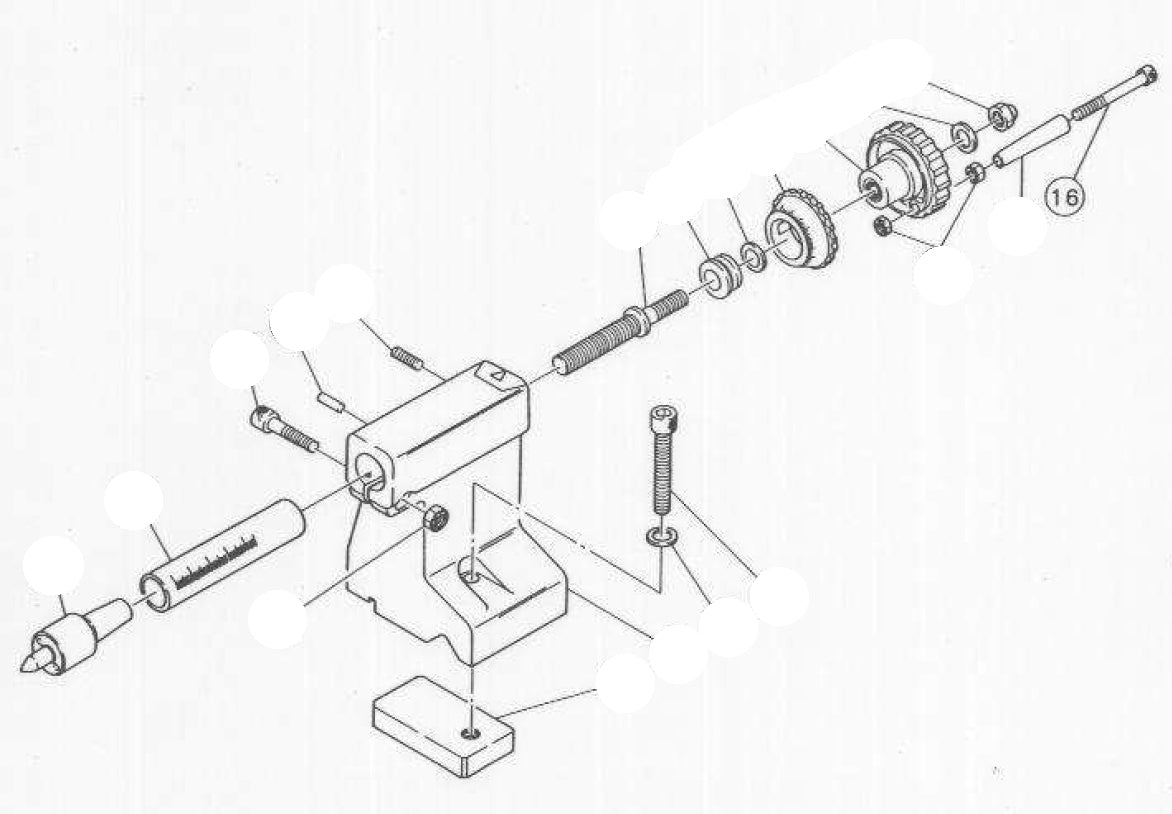 PROXXON 24200-05-16 Innensechskantschraube M4 x 35 für Drehmaschine PD360