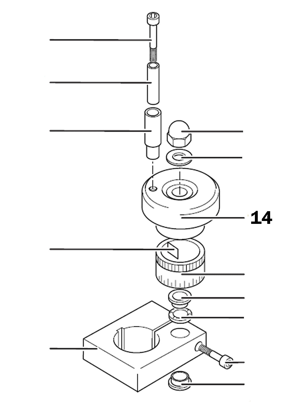 PROXXON 24304-14 Handrad für PF400 / FF400
