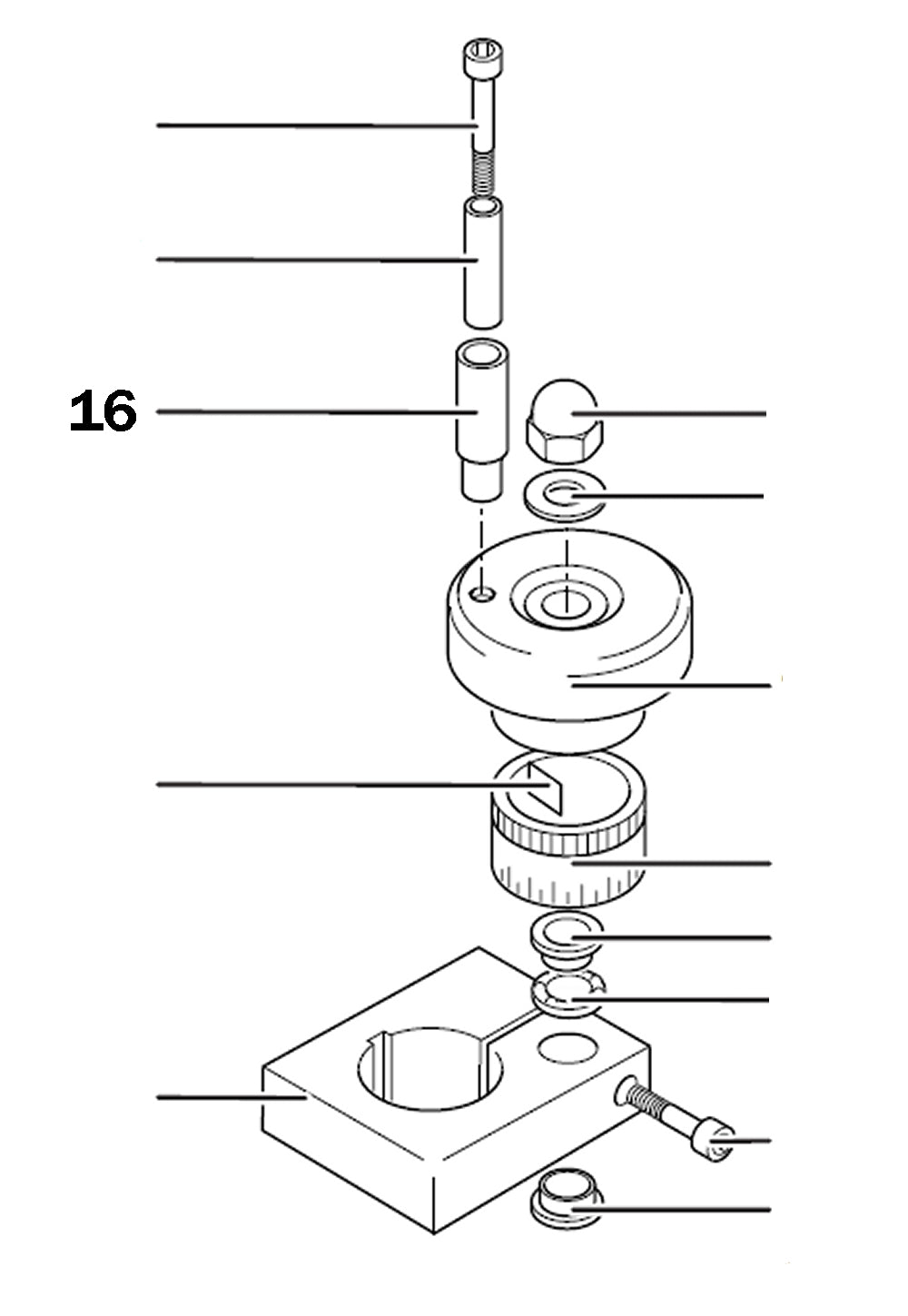 PROXXON 24304-16 Griff für PF400 / FF400