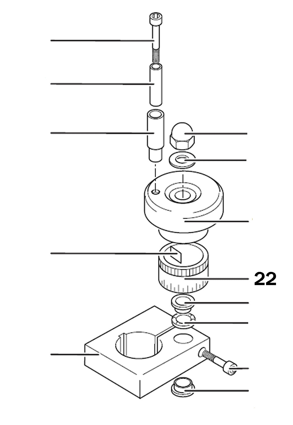 PROXXON 24304-22 Skalenring für PF400 / FF400