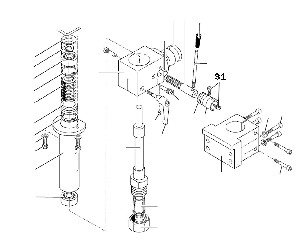 PROXXON 24304-31 Innensechskantschraube für PF400 / FF400