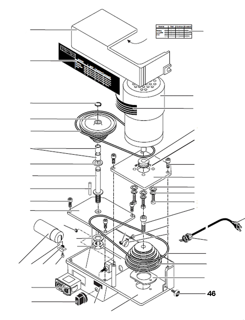 PROXXON 24304-46 Klemmschraube für PF400 / FF400
