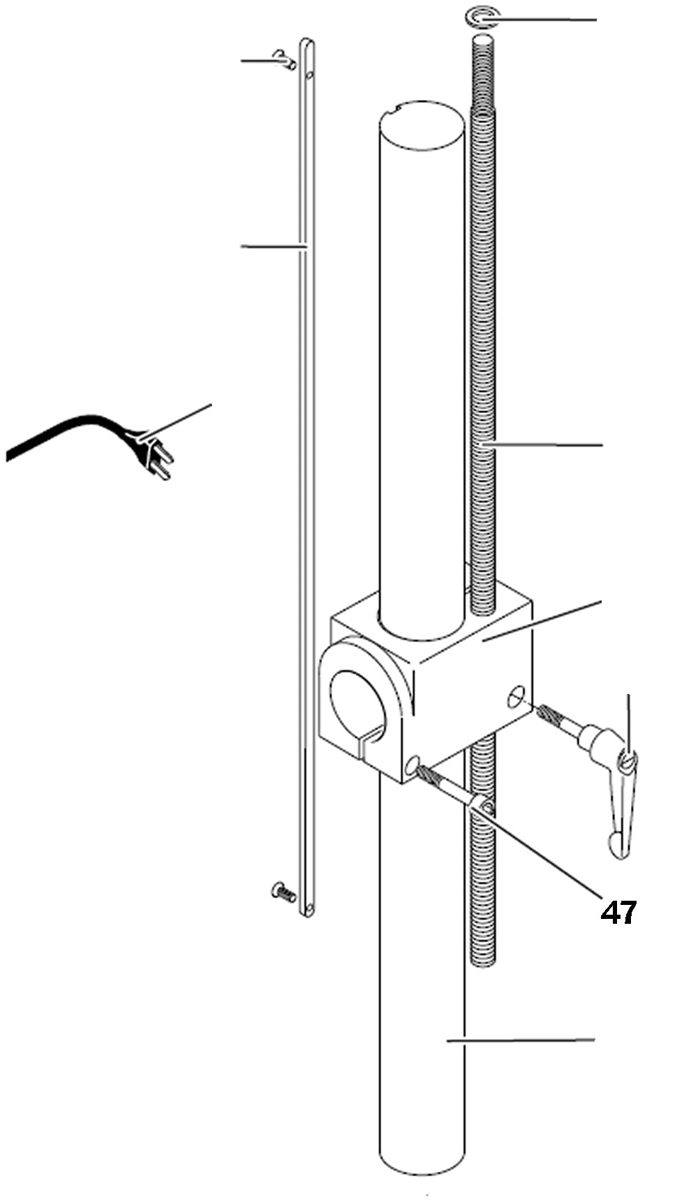 PROXXON 24304-47 Innensechskantschraube für PF400 / FF400