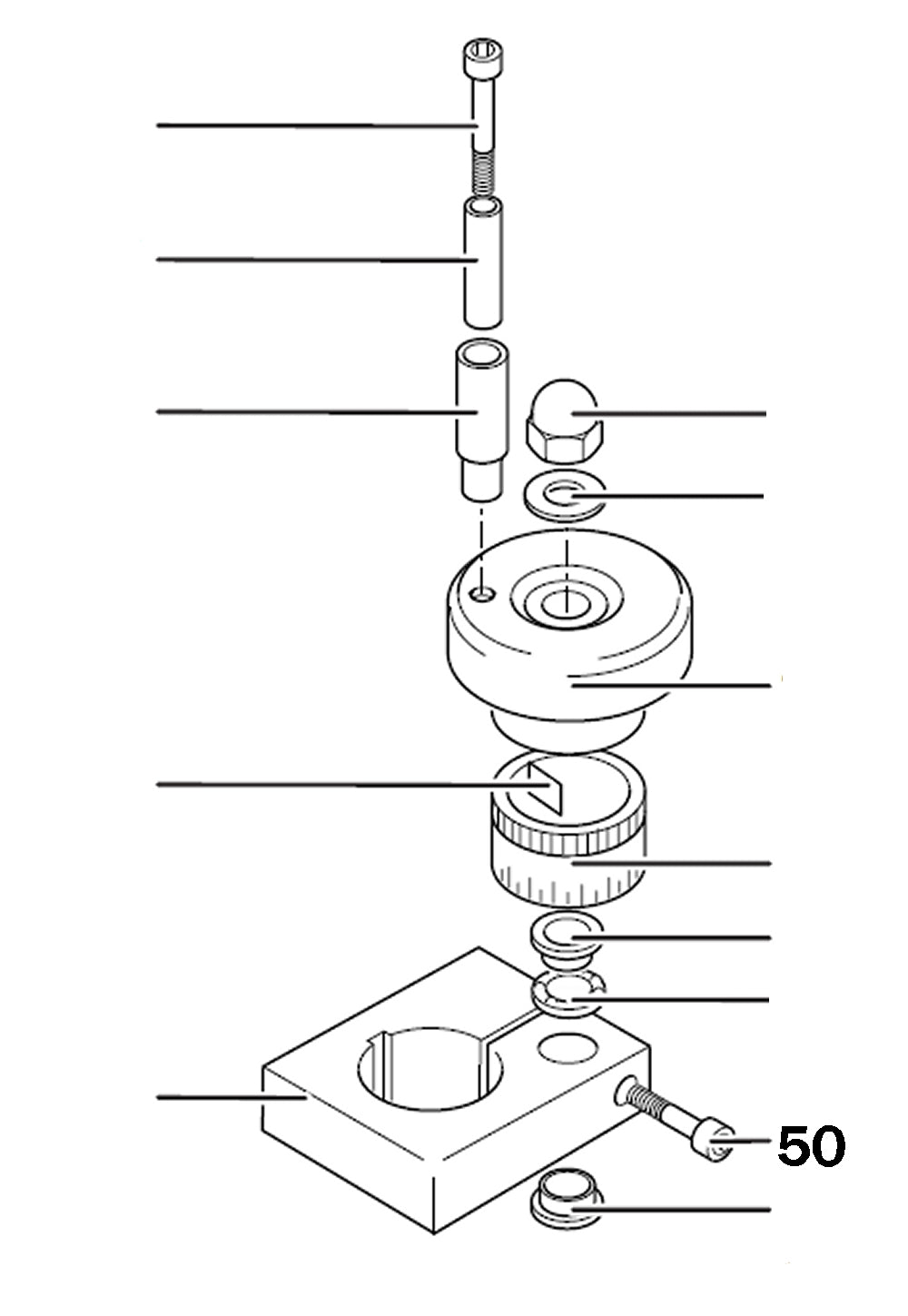 PROXXON 24304-50 Innensechskantschraube für PF400 / FF400