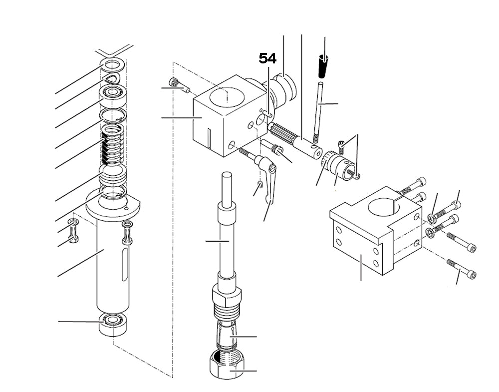 PROXXON 24304-54 Federstift für PF400 / FF400