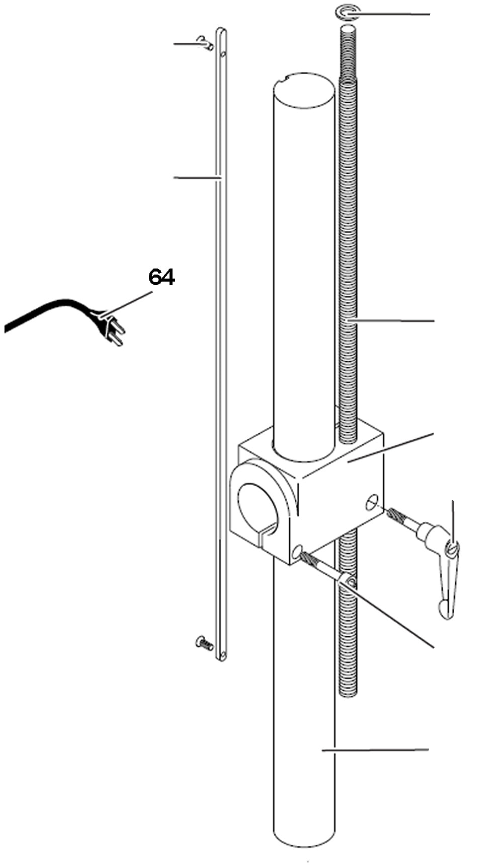 PROXXON 24304-64 Netzkabel für PF400 / FF400