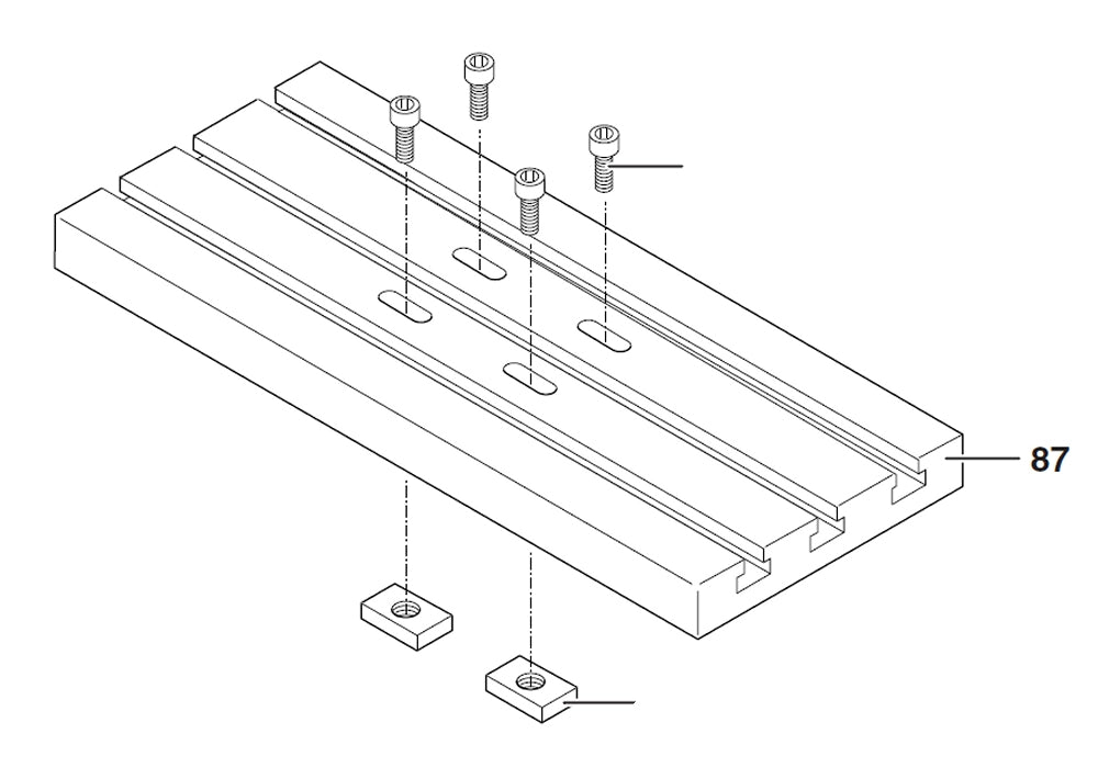 PROXXON 24304-87 Frästisch 150x110mm für PF400