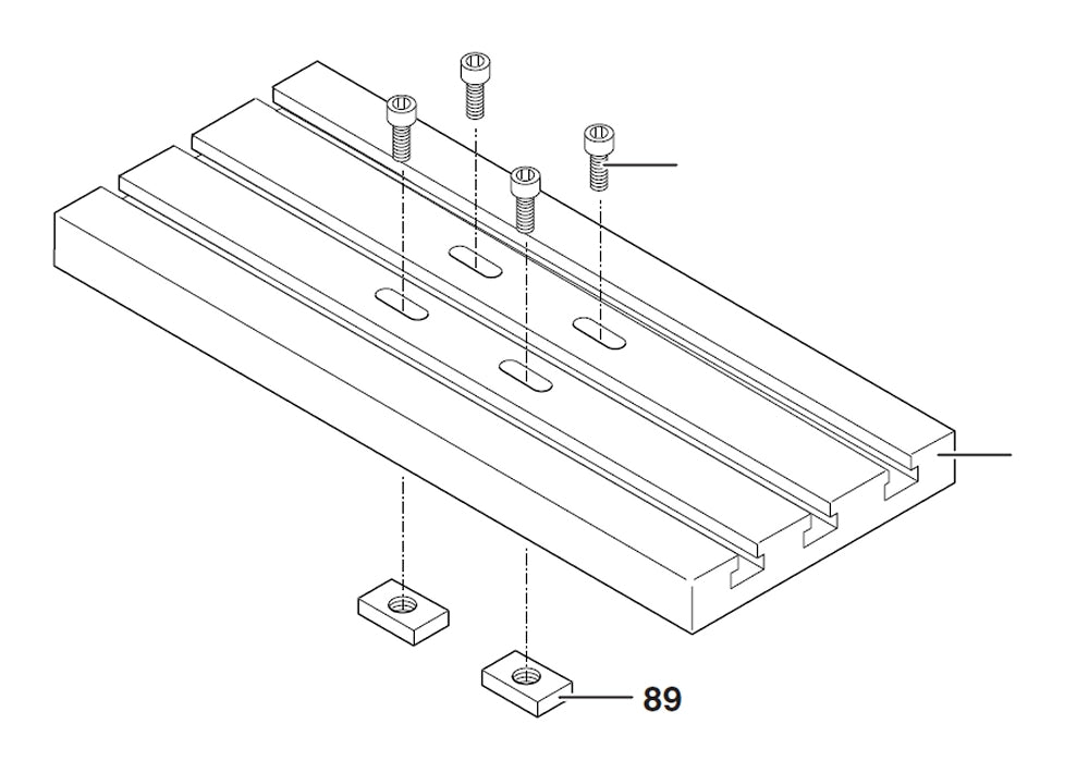 PROXXON 24304-89 Nutenstein für PF400