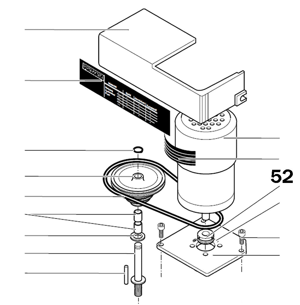 PROXXON 24320-04-52 24320-0452 Motorriemenscheibe für Feinfräse FF500