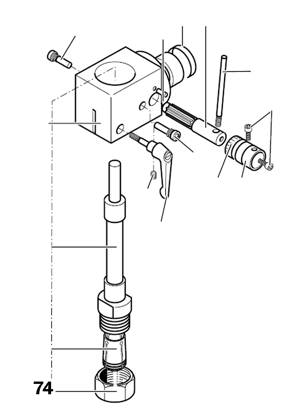 PROXXON 24320-04-74 24320-0474 Überwurfmutter für ER-Spannzangen für Feinfräse FF500