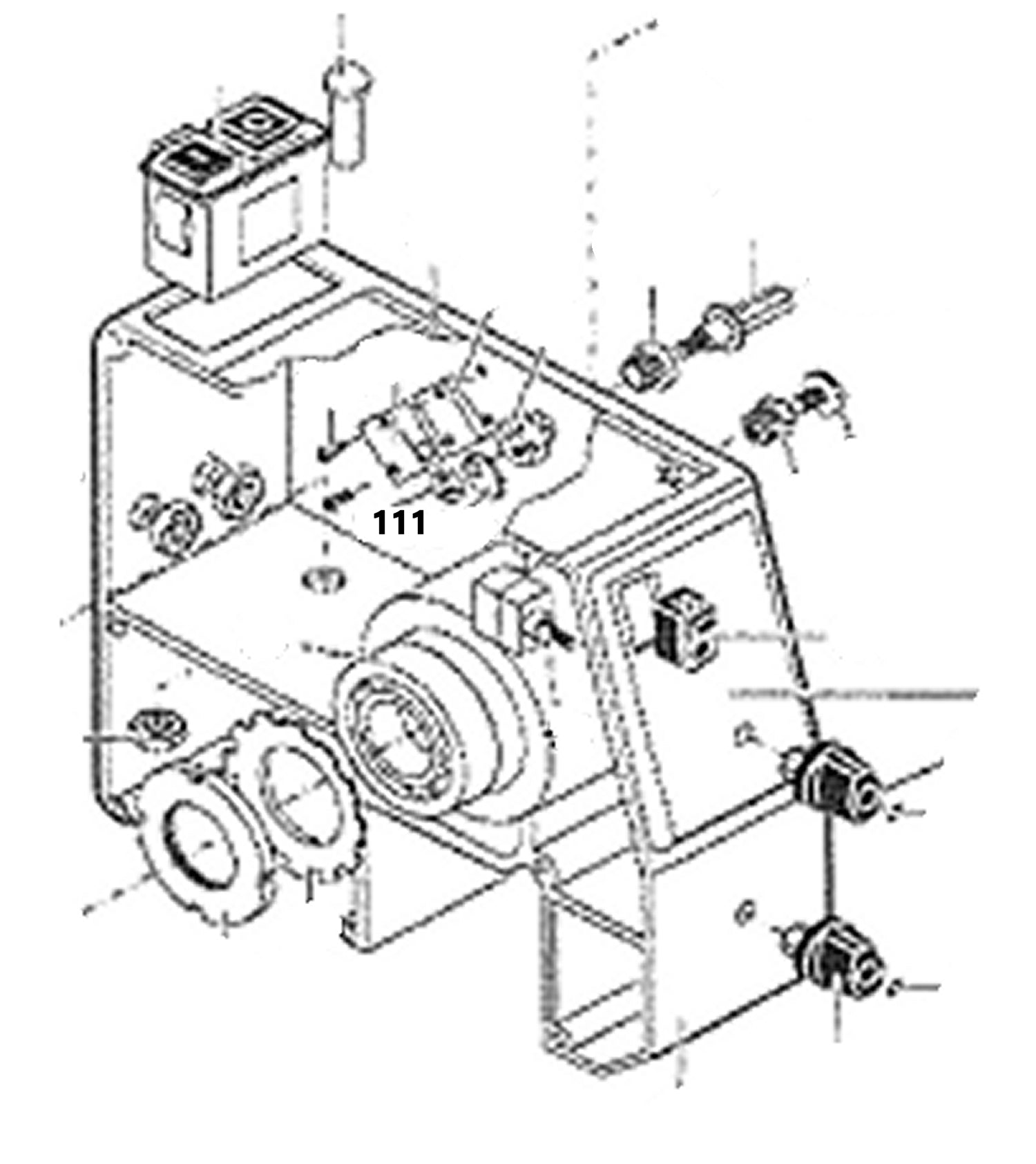 PROXXON 24400-01-111 Mutter für Drehmaschine PD400
