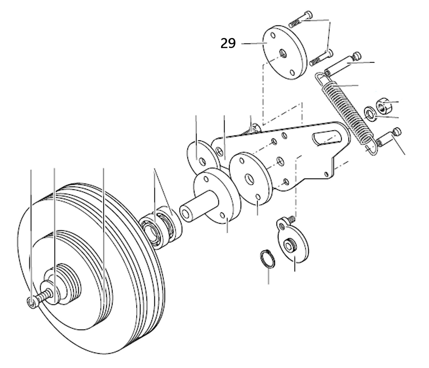 PROXXON 24400-01-29 Platte für Drehmaschine PD400