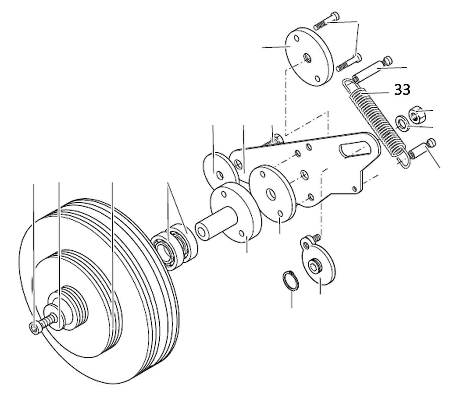 PROXXON 24400-01-33 Feder für Drehmaschine PD400
