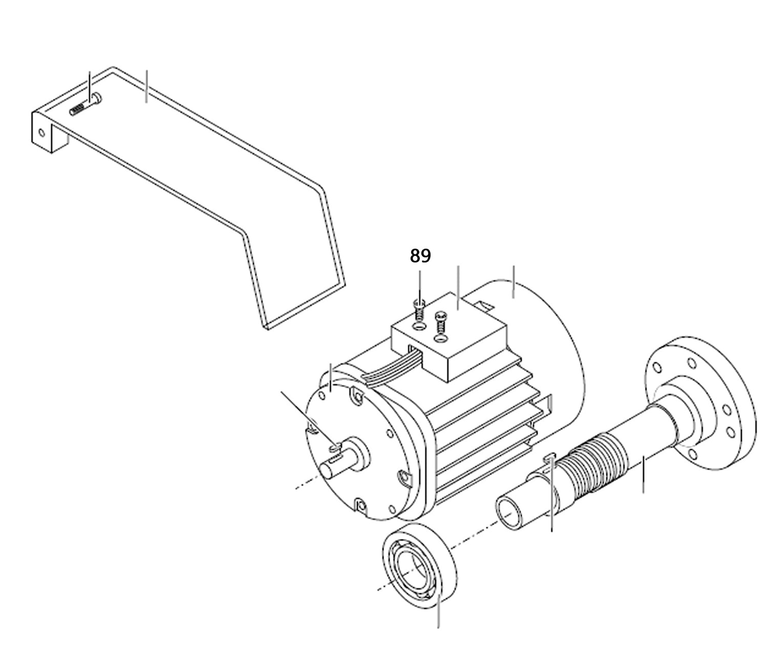 PROXXON 24400-01-89 Schraube für Drehmaschine PD400