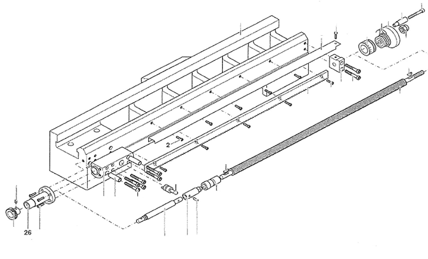 PROXXON 24400-02-26 Flansch für Drehmaschine PD400