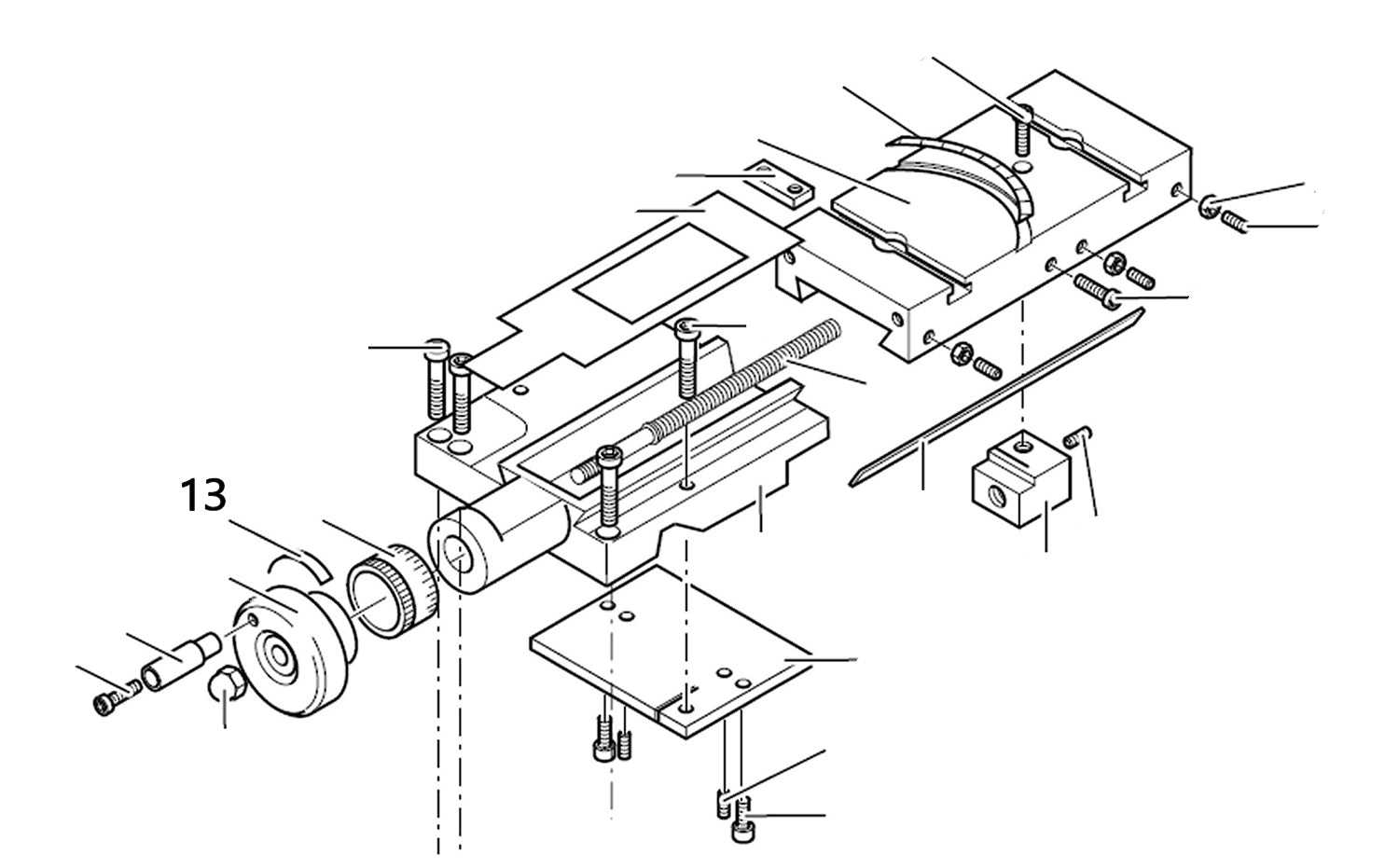 PROXXON 24400-03-13 Blattfeder für Drehmaschine PD400