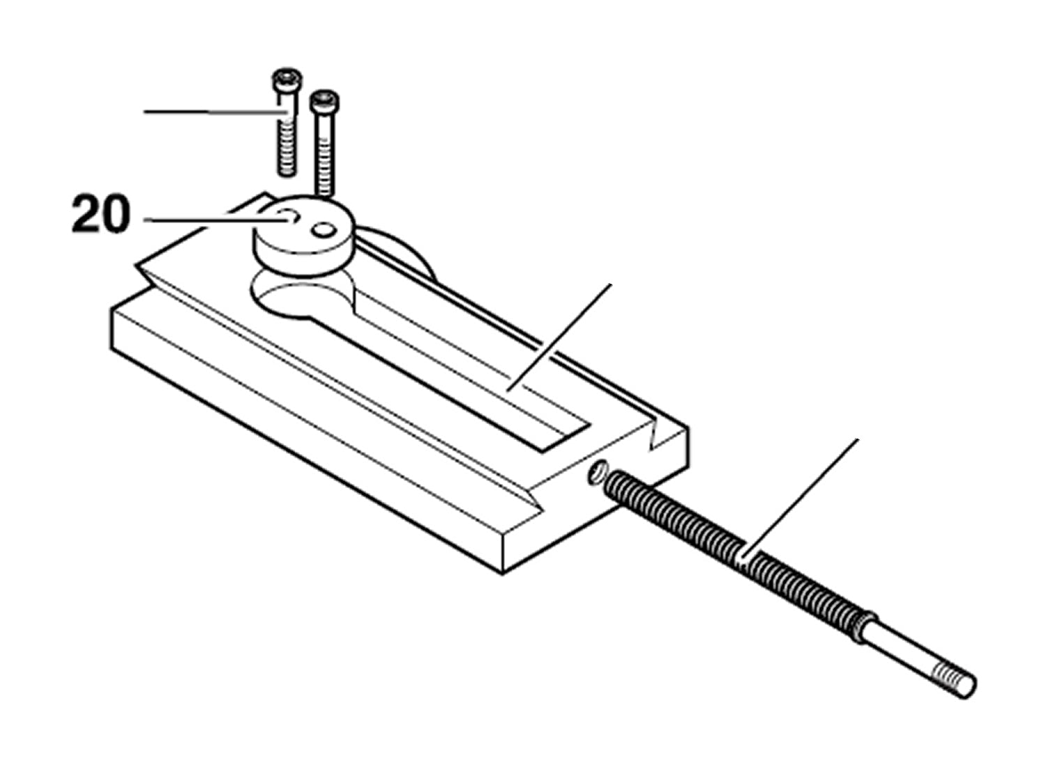 PROXXON 24400-03-20 Scheibe für Drehmaschine PD400