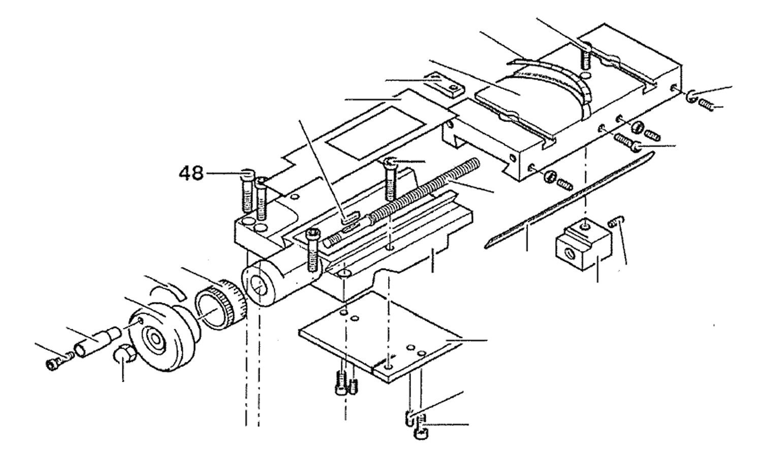 PROXXON 24400-03-48 Schraube für Drehmaschine PD400