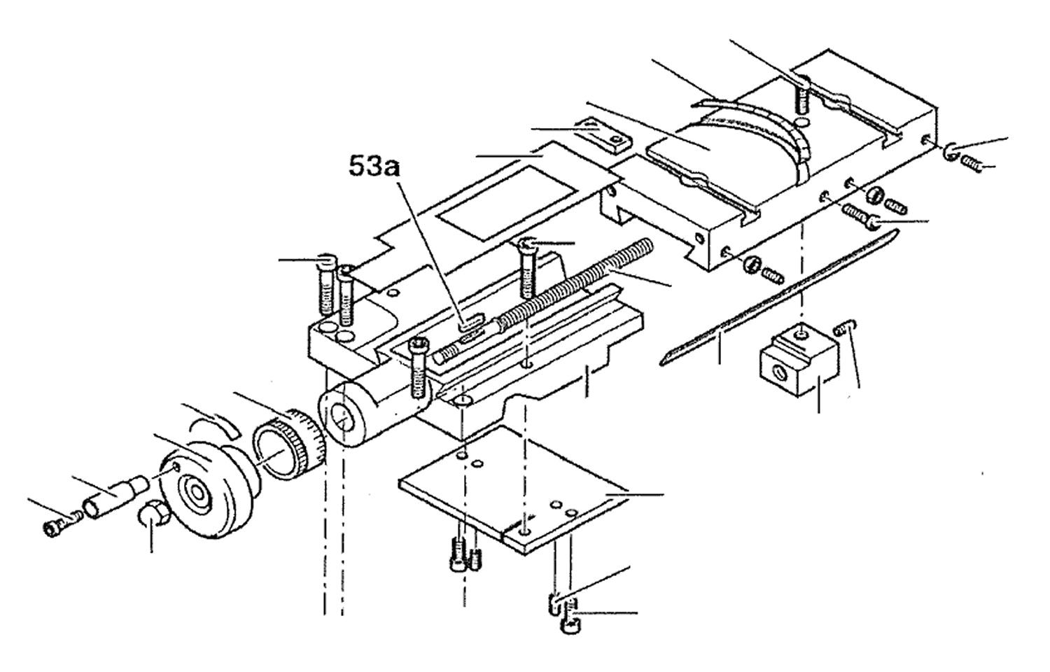 PROXXON 24400-03-53a Passfeder für Drehmaschine PD400