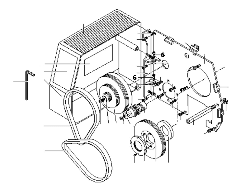 PROXXON 24500-01-06 Schraube für Drehmaschine PD400 CNC